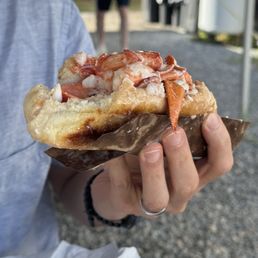 1/2 pound lobster roll $55 1/2 pound lobster roll $55