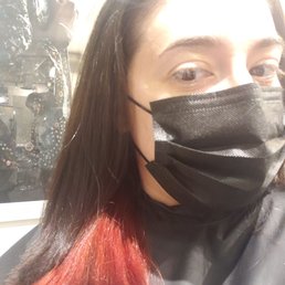 Post blowout, peekaboo highlight Post blowout, peekaboo highlight