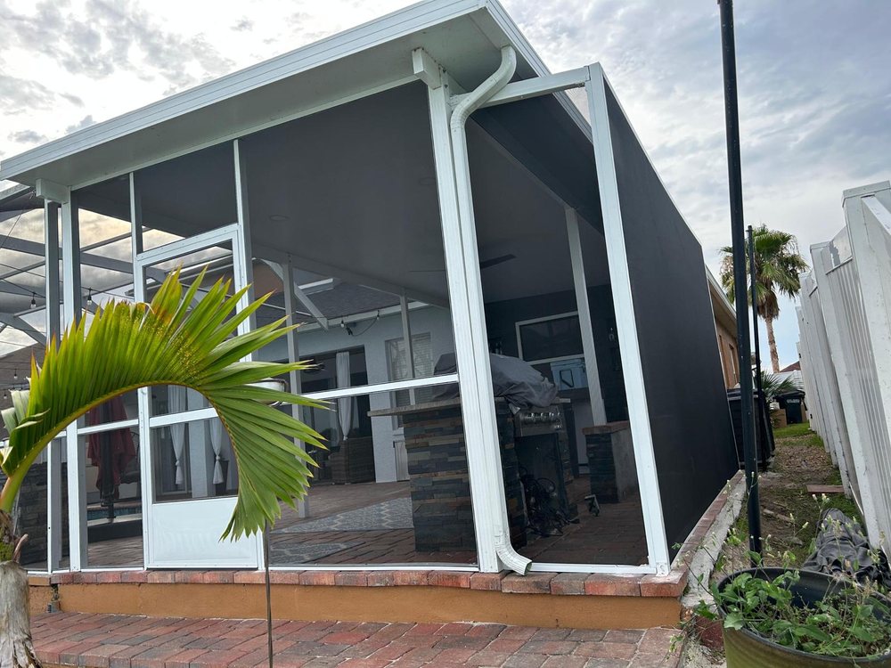 Slide of Aluminum and Screen Y&J