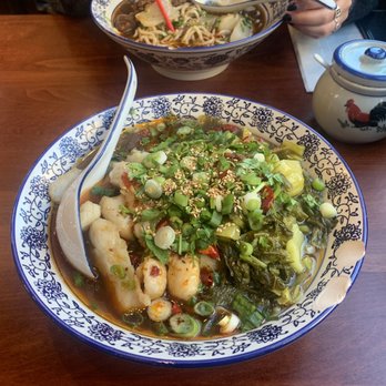 Noodle Dynasty - Pickled Cabbage and Fish Filet Noodle Soup - Chinese Near Me - Berkeley, California