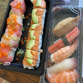 Sunny's Sushi - two trays of sushi on a table - Sushi Bars Near Me - El Paso, Texas