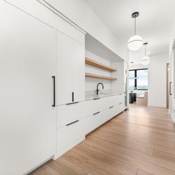 NorthWest Granite - Northwest granite installed custom countertops in this walk through pantry. cambria brittanica warm