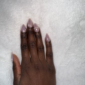 5280 Beauty Bar - Gel x stiletto shape, pink chrome with pearls - Waxing Near Me - Lone Tree, Colorado 5280 Beauty Bar - Gel x stiletto shape, pink chrome with pearls - Waxing Near Me - Lone Tree, Colorado