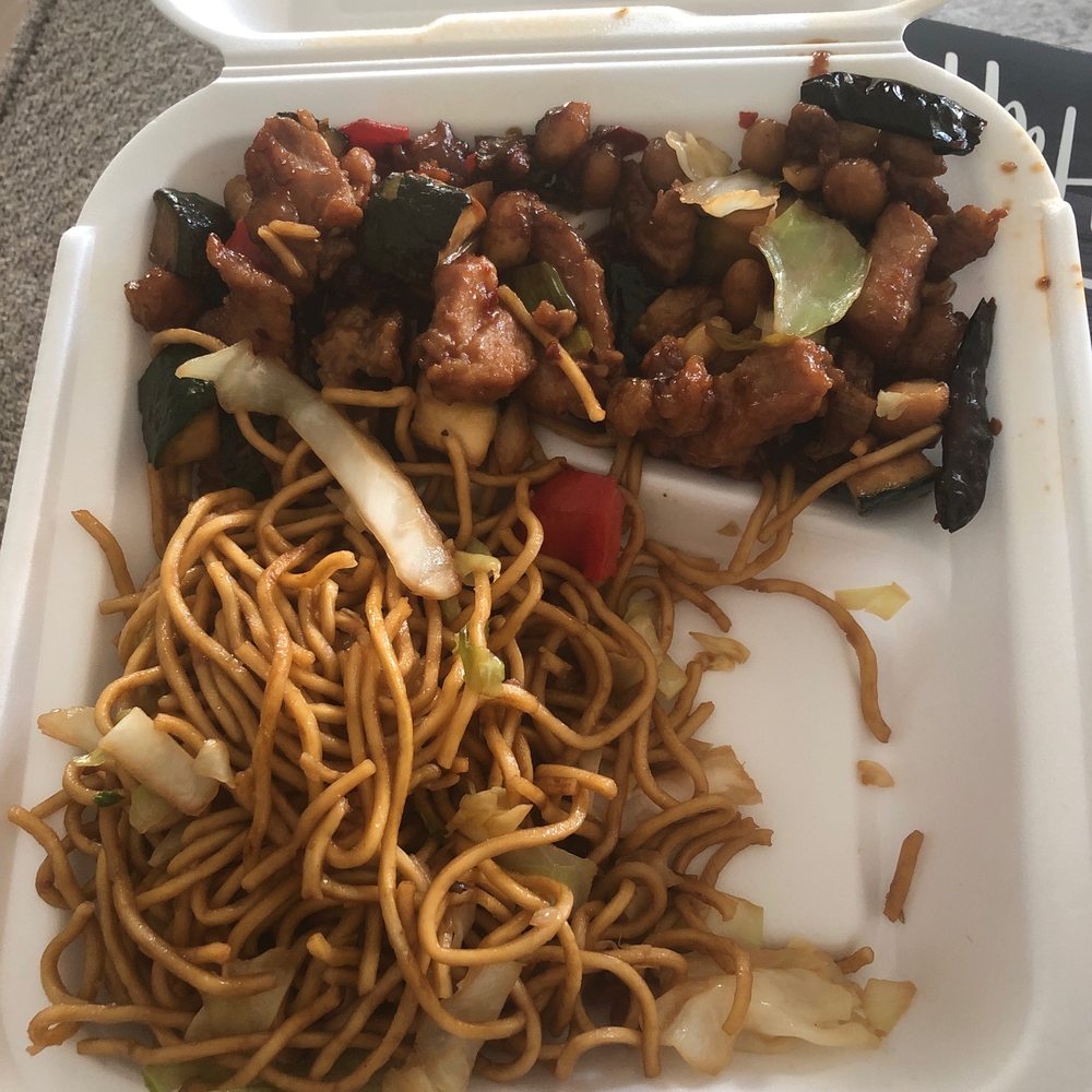 Panda Express - It's supposed to be double chow mein and double kao pao chicken, not sure how to spell it. - Chinese Near Me - Burleson, Texas
