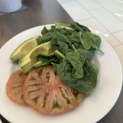 Restaurant 301 - Side of heirloom tomato spinach and avo