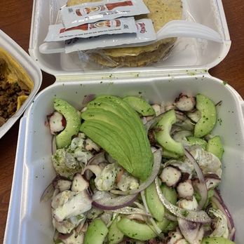 Mariscos El Pescadito Del Valle - Octopus agua chiles - Food Trucks Near Me - Northridge , California Mariscos El Pescadito Del Valle - Octopus agua chiles - Food Trucks Near Me - Northridge , California