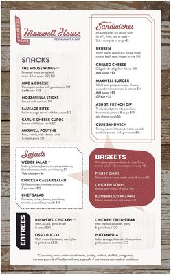 Menu photo 2 Maxwell House Restaurant Spokane, WA