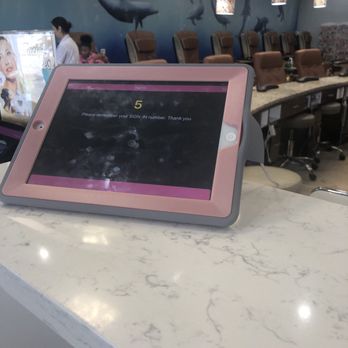 Luxury Nail & Spa - Check in via ipad - Nail Salons Near Me - Snellville, Georgia
