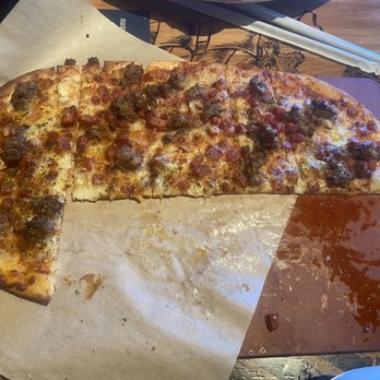 BJ's Restaurant & Brewhouse - Italian Super Salty Pizza w/o ham and pickled pepper - New American Near Me - Valley Stream, New York BJ's Restaurant & Brewhouse - Italian Super Salty Pizza w/o ham and pickled pepper - New American Near Me - Valley Stream, New York
