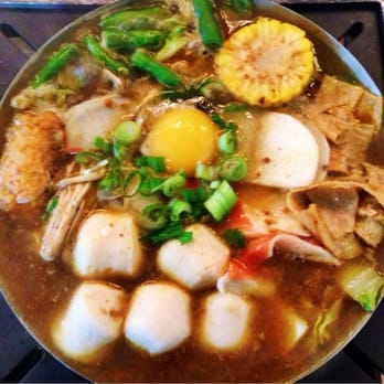 Boiling Point - My absolute favorite - curry fishball hotsoup ($12.99 dinner) - Taiwanese Near Me - Seattle, Washington