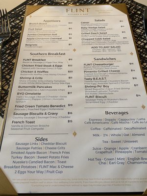Menu photo 8 Flint Kitchen & Bar Oklahoma City, OK