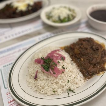 Coppelia - Ropa vieja  Steak and eggs  Congri  Brussels sprouts   Cafe con leche - Cuban Near Me - New York, New York