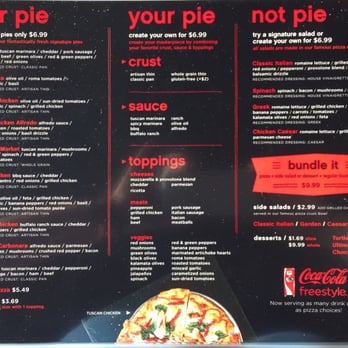 Pie Five Pizza - Menu - Pizza Near Me - Keller, Texas Pie Five Pizza - Menu - Pizza Near Me - Keller, Texas