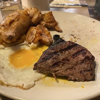 Cafe Madison - They said it was a NY strip? Not sure about that. Definitely not medium rare. - Breakfast & Brunch Near Me - Albany, New York Cafe Madison - They said it was a NY strip? Not sure about that. Definitely not medium rare. - Breakfast & Brunch Near Me - Albany, New York
