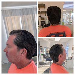 Medium scissor cut