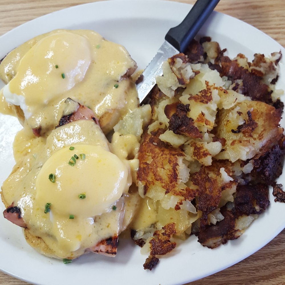 Uncle Tom's Pancake House - Eggs benedict ... Burnt hash browns - Diners Near Me - Normal, Illinois Uncle Tom's Pancake House - Eggs benedict ... Burnt hash browns - Diners Near Me - Normal, Illinois