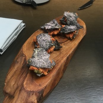 Boka - These seaweed carrot apps were provided free to us! We were encouraged to use our hands. It tasted like a better version of a barbecue chip. - New American Near Me - Chicago, Illinois Boka - These seaweed carrot apps were provided free to us! We were encouraged to use our hands. It tasted like a better version of a barbecue chip. - New American Near Me - Chicago, Illinois