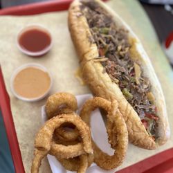 Eddies Philly & Hoagies - #4 with wit wiz add pepper and mushroom