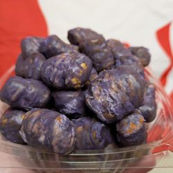 Purple Potato Bakery - @endoedibles on Instagram 04/20/26 Ube Layered Donut Holes