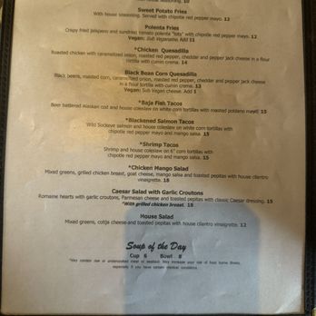 Cyclops Cafe and Lounge - Menu 2 - Burgers Near Me - Seattle, Washington