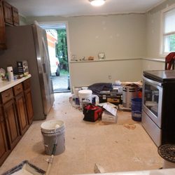 Tlc Home Renovations - Before painting and patch