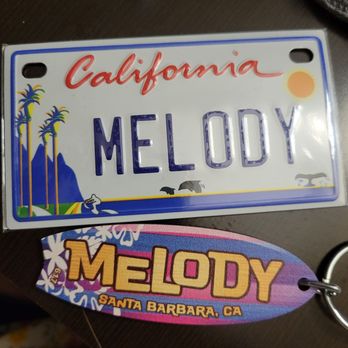 Only In Santa Barbara - The fact that I was able to find my namesake on a keychain AND bike plate makes THIS place my choice souvenir shop. - Gift Shops Near Me - Santa Barbara, California Only In Santa Barbara - The fact that I was able to find my namesake on a keychain AND bike plate makes THIS place my choice souvenir shop. - Gift Shops Near Me - Santa Barbara, California