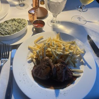 Epic Chophouse - Steak Frittes and creamed spinach - Seafood Near Me - Greensboro, North Carolina Epic Chophouse - Steak Frittes and creamed spinach - Seafood Near Me - Greensboro, North Carolina