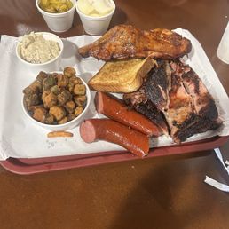 Ribs,chicken& sausage Ribs,chicken& sausage