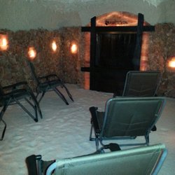 Woodstock Salt Cave - Zero-gravity chairs.