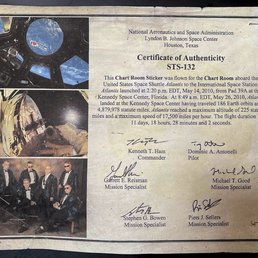 A Cool Piece of History Posted on the Wall A Cool Piece of History Posted on the Wall