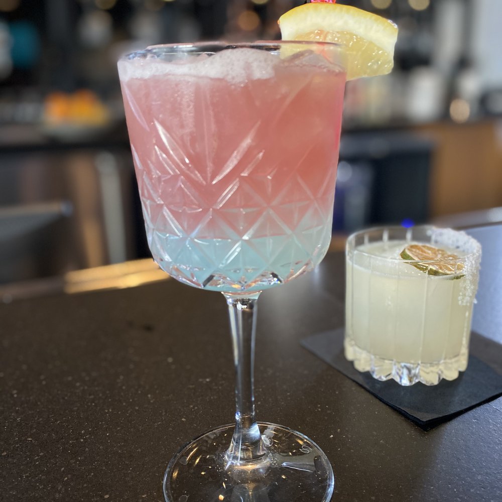 Palette Bar & Grill - a pink and blue cocktail - Cocktail Bars Near Me - Madison, Wisconsin Palette Bar & Grill - a pink and blue cocktail - Cocktail Bars Near Me - Madison, Wisconsin