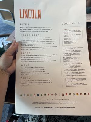 Menu photo 1 Lincoln Ristorante New York, NY Menu photo 1 Lincoln Ristorante New York, NY