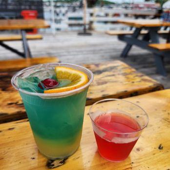 Boothbay Lobster Wharf - Cocktail and shot - Seafood Near Me - Boothbay Harbor, Maine