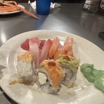 Flaming Buffet - Sashimi and sushi rolls - Seafood Near Me - Corona, California Flaming Buffet - Sashimi and sushi rolls - Seafood Near Me - Corona, California