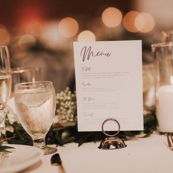 Fawn Events - Menu cards were designed and printed by Candace! - Wedding Planning Near Me