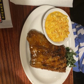 Original Roadhouse Grill - Half a rack of the ribs and mac'n cheese - Steakhouses Near Me - Gresham, Oregon