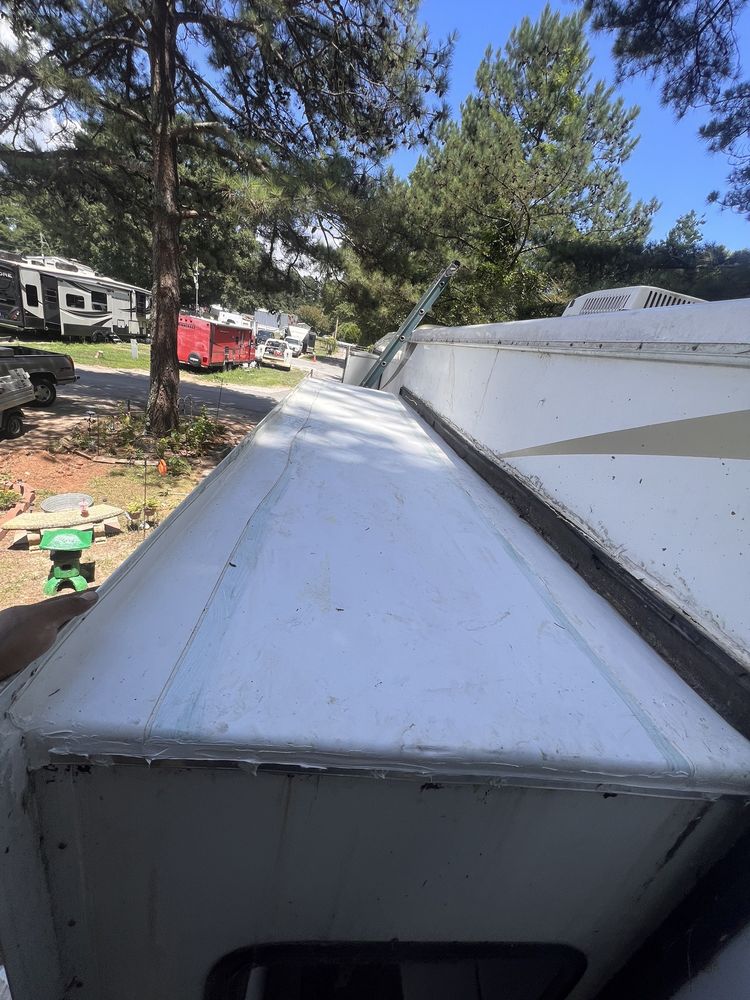 Slide of Rv Roof Repairs