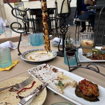 Cafe Sevilla - Chicken skewers - Spanish Near Me - Costa Mesa, California