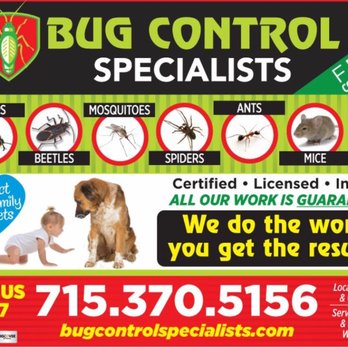 Bug Control Specialists - Pest Control Near Me - Wausau, Wisconsin Bug Control Specialists - Pest Control Near Me - Wausau, Wisconsin