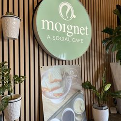 Moignet  A Social Cafe - Moignet Cafe sign