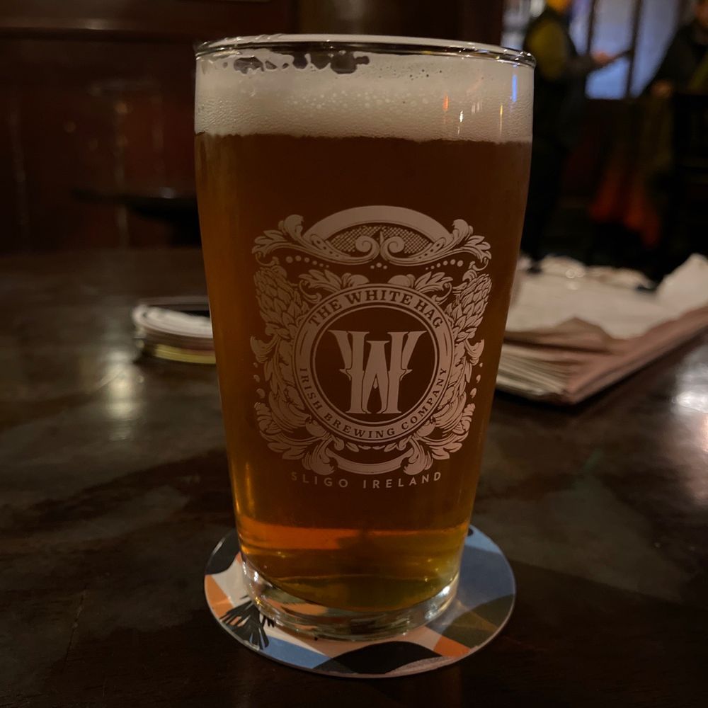 White hag ale from Sligo brewery White hag ale from Sligo brewery