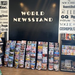 World Newsstand Shoppe - 4 daily newspapers and over 300 popular magazine titles to choose from.