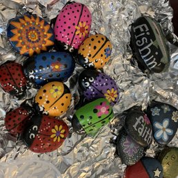 Glenda's new hobby. Rocks from Whiz-Q Glenda's new hobby. Rocks from Whiz-Q