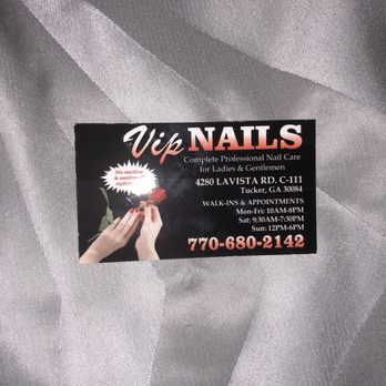 VIP Nails - Number and hours for the salon. - Nail Salons Near Me - Tucker, Georgia