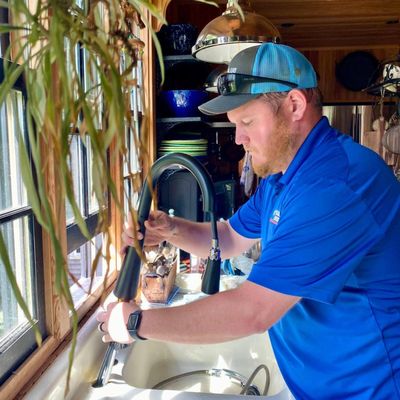 Blue Bear Plumbing, Heating & Air Logo