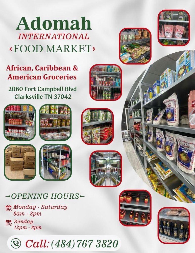 Adomah International Food Market Logo