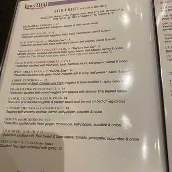 Lotus Thai Restaurant - Menu Oct 2022 - Thai Near Me - Danville, California Lotus Thai Restaurant - Menu Oct 2022 - Thai Near Me - Danville, California