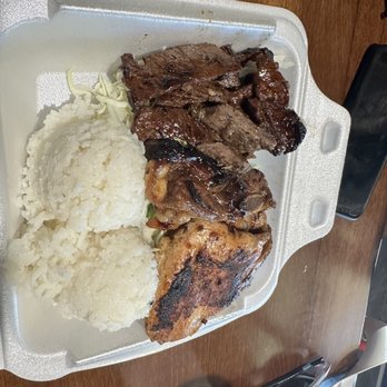 L&L Hawaiian Barbecue - Aloha Mix Plate - Hawaiian Near Me - Waco, Texas