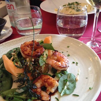 Le Hide - Shrimp melon salad - French Near Me - Paris, 75 Le Hide - Shrimp melon salad - French Near Me - Paris, 75