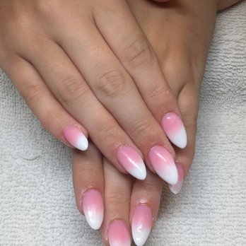 Nina's Nail & Spa - Ombré pink and white - Nail Salons Near Me - Springfield, Missouri Nina's Nail & Spa - Ombré pink and white - Nail Salons Near Me - Springfield, Missouri
